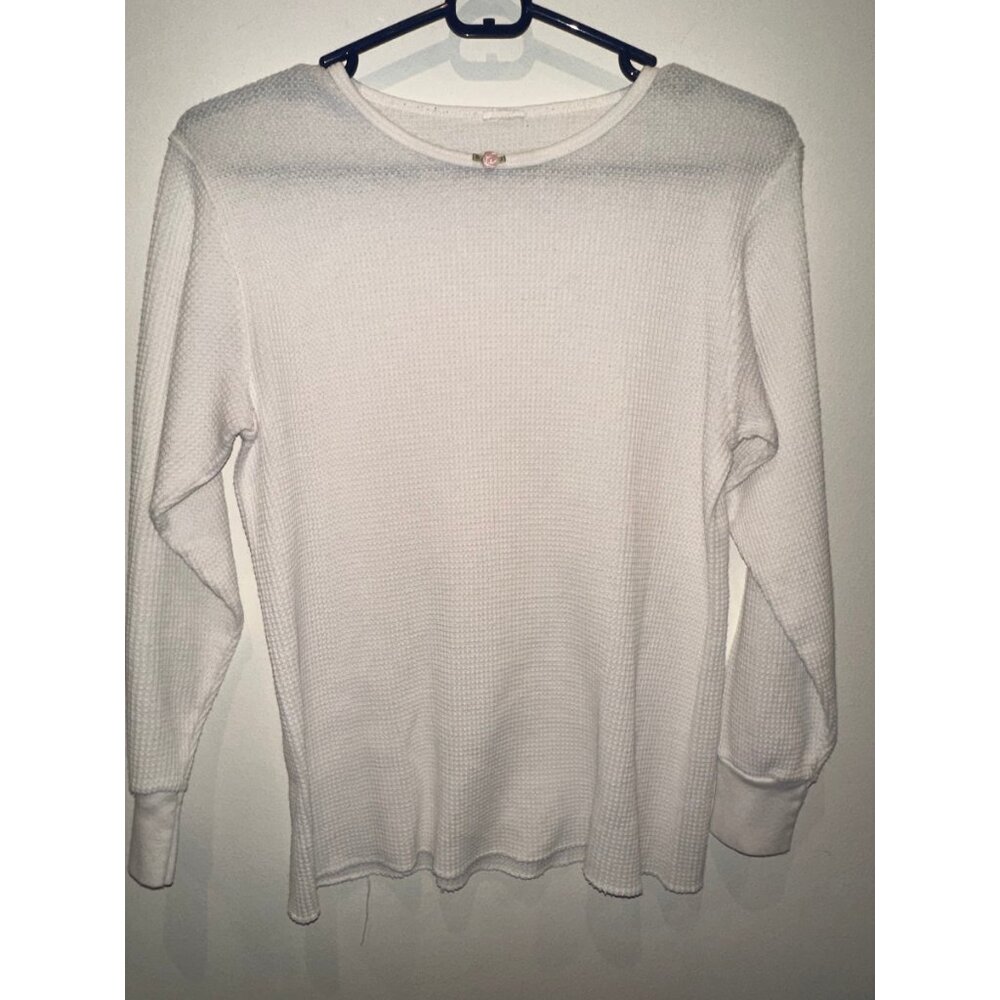 White Long Sleeve Men's Shirt